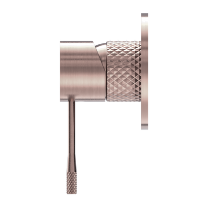 OPAL SHOWER MIXER 80MM PLATE BRUSHED BRONZE