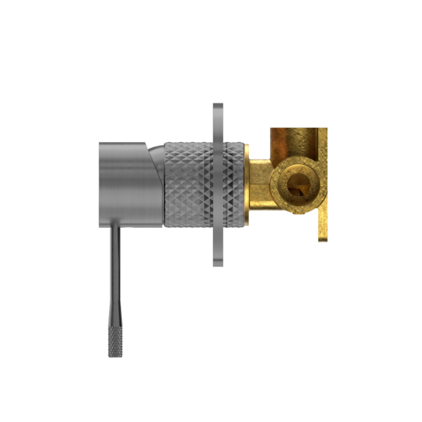 OPAL SHOWER MIXER 80MM PLATE GRAPHITE