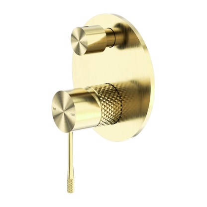 OPAL SHOWER MIXER WITH DIVERTOR BRUSHED GOLD