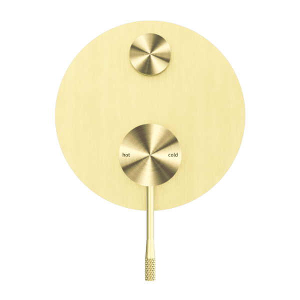 OPAL SHOWER MIXER WITH DIVERTOR BRUSHED GOLD