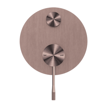 OPAL SHOWER MIXER WITH DIVERTOR BRUSHED BRONZE