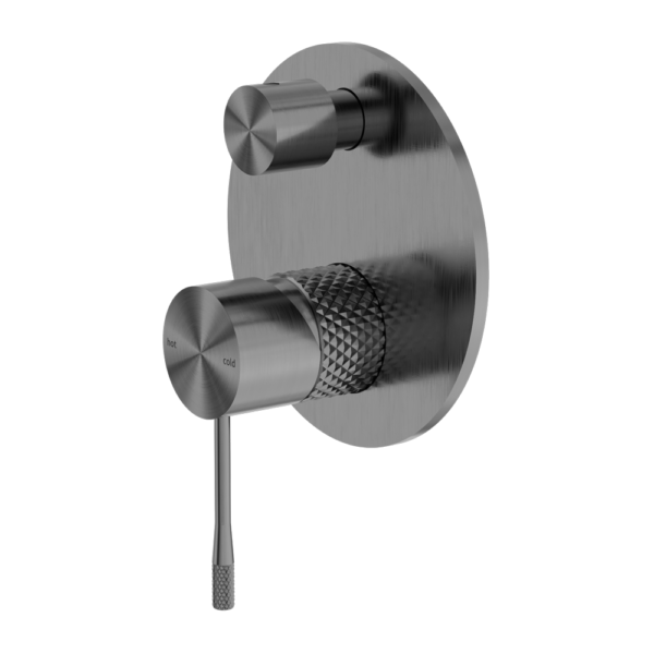 OPAL SHOWER MIXER WITH DIVERTOR GRAPHITE