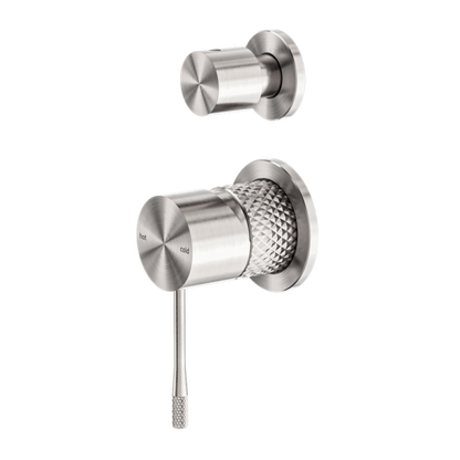 OPAL SHOWER MIXER WITH DIVERTOR SEPARATE PLATE BRUSHED NICKEL