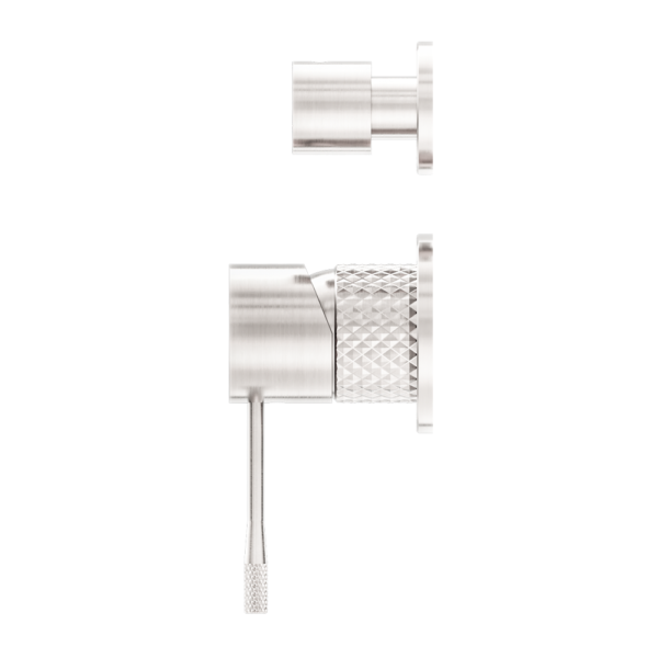 OPAL SHOWER MIXER WITH DIVERTOR SEPARATE PLATE BRUSHED NICKEL