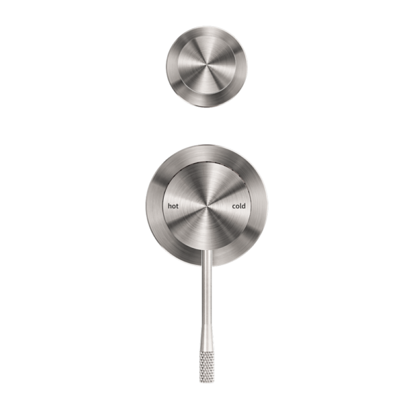 OPAL SHOWER MIXER WITH DIVERTOR SEPARATE PLATE BRUSHED NICKEL