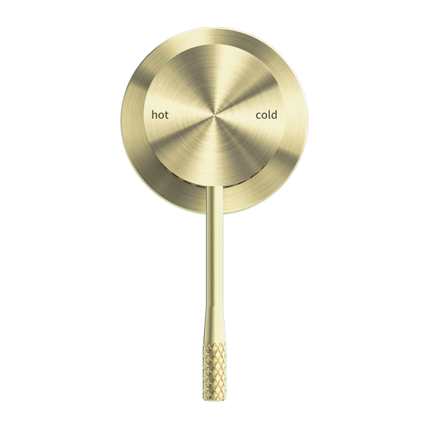OPAL SHOWER MIXER 60MM PLATE BRUSHED GOLD