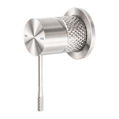 OPAL SHOWER MIXER 60MM PLATE BRUSHED NICKEL