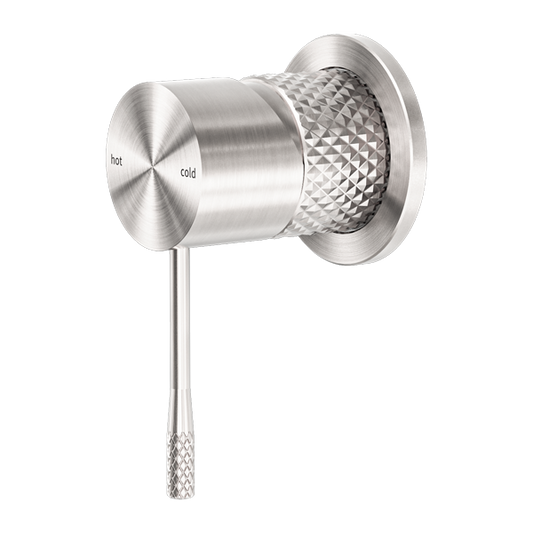 OPAL SHOWER MIXER 60MM PLATE BRUSHED NICKEL