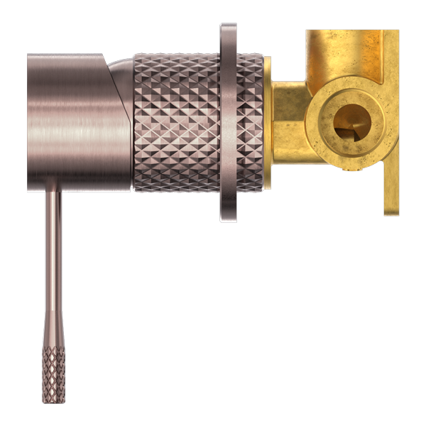 OPAL SHOWER MIXER 60MM PLATE BRUSHED BRONZE