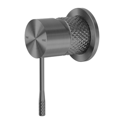 OPAL SHOWER MIXER 60MM PLATE GRAPHITE