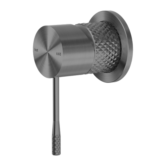 OPAL SHOWER MIXER 60MM PLATE GRAPHITE