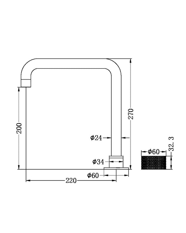 OPAL PROGRESSIVE TALL BASIN SET GRAPHITE