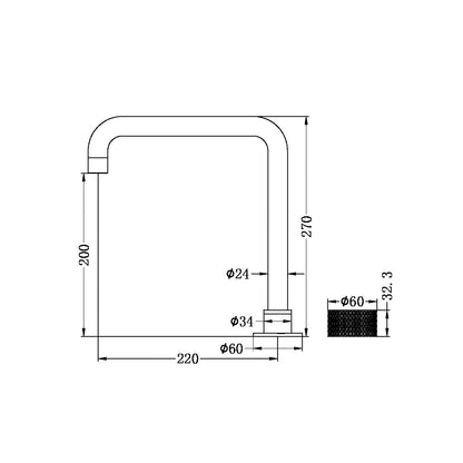 OPAL PROGRESSIVE TALL BASIN SET GRAPHITE