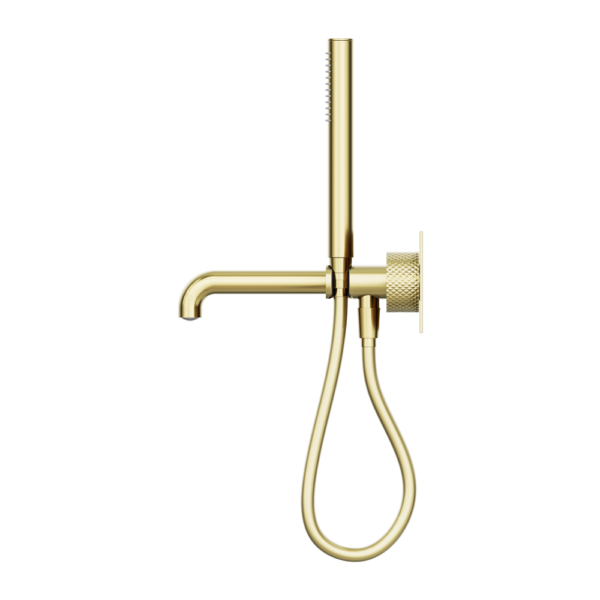 OPAL PROGRESSIVE SHOWER SYSTEM WITH SPOUT 250MM BRUSHED GOLD