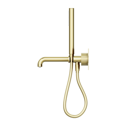OPAL PROGRESSIVE SHOWER SYSTEM WITH SPOUT 230MM TRIM KITS ONLY BRUSHED GOLD
