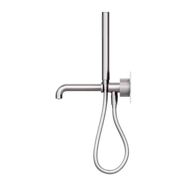 OPAL PROGRESSIVE SHOWER SYSTEM WITH SPOUT 250MM BRUSHED NICKEL