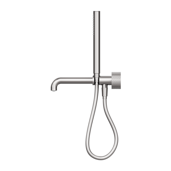 OPAL PROGRESSIVE SHOWER SYSTEM SEPARATE PLATE WITH SPOUT 230MM BRUSHED NICKEL