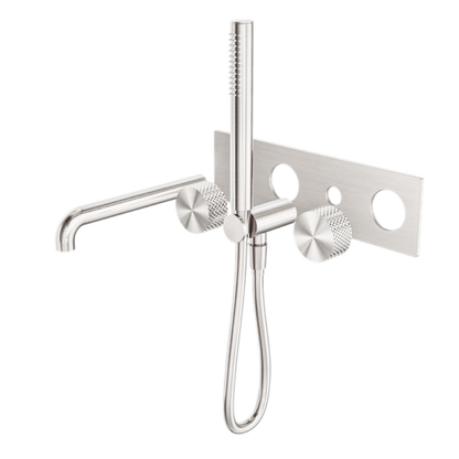 OPAL PROGRESSIVE SHOWER SYSTEM WITH SPOUT 230MM TRIM KITS ONLY BRUSHED NICKEL