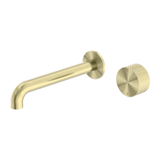 OPAL PROGRESSIVE WALL BASIN/BATH SET 260MM BRUSHED GOLD