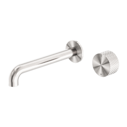 OPAL PROGRESSIVE WALL BASIN/BATH SET 185MM BRUSHED NICKEL