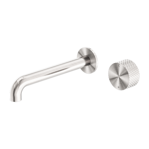 OPAL PROGRESSIVE WALL BASIN/BATH SET 260MM BRUSHED NICKEL