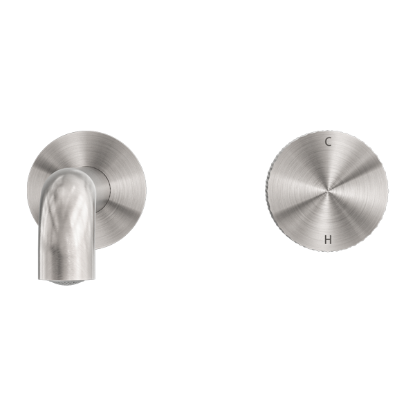 OPAL PROGRESSIVE WALL BASIN/BATH SET 260MM BRUSHED NICKEL