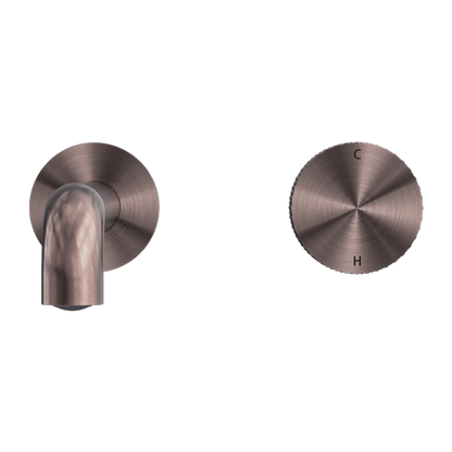 OPAL PROGRESSIVE WALL BASIN/BATH SET 230MM BRUSHED BRONZE