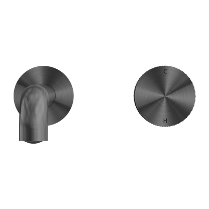 OPAL PROGRESSIVE WALL BASIN/BATH SET 260MM GRAPHITE