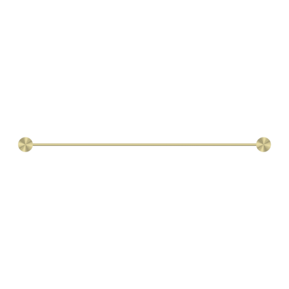 OPAL SINGLE TOWEL RAIL 800MM BRUSHED GOLD
