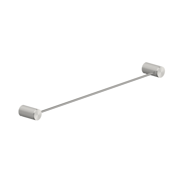 OPAL SINGLE TOWEL RAIL 600MM BRUSHED NICKEL