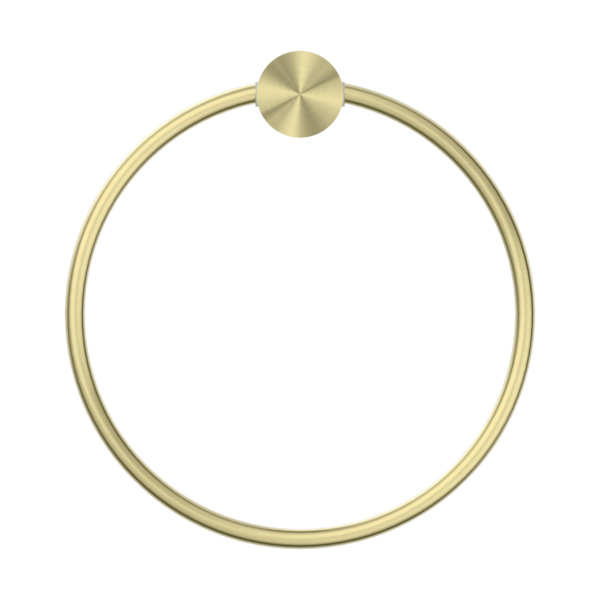 OPAL TOWEL RING BRUSHED GOLD