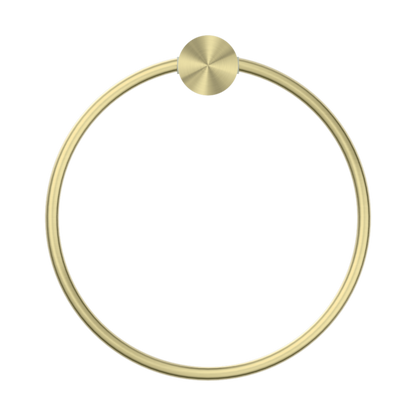 OPAL TOWEL RING BRUSHED GOLD