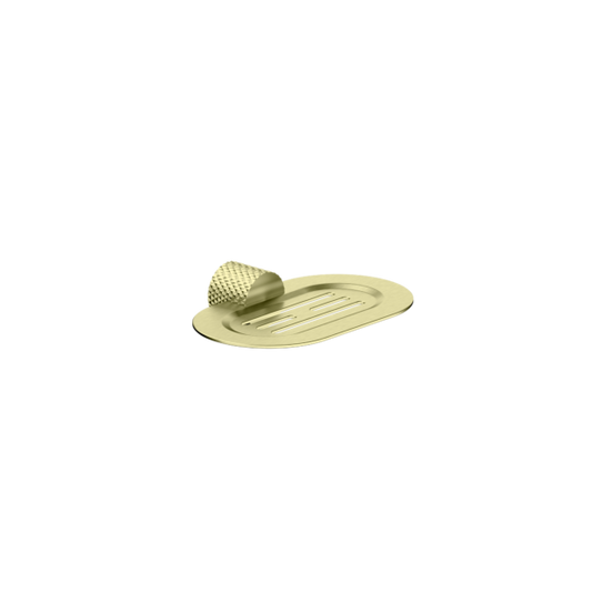 OPAL SOAP DISH HOLDER BRUSHED GOLD