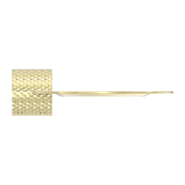 OPAL METAL SHOWER SHELF BRUSHED GOLD