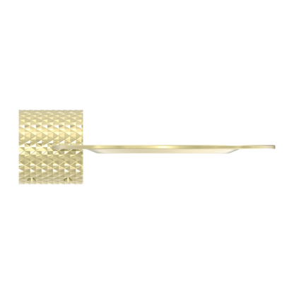 OPAL METAL SHOWER SHELF BRUSHED GOLD