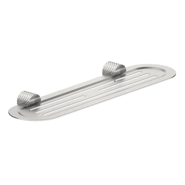 OPAL METAL SHOWER SHELF BRUSHED NICKEL