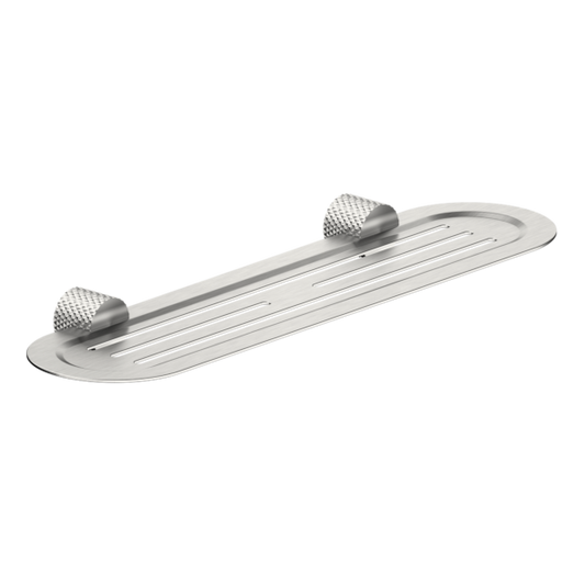 OPAL METAL SHOWER SHELF BRUSHED NICKEL