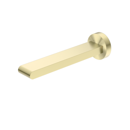 BIANCA FIXED BASIN/BATH SPOUT ONLY 240MM BRUSHED GOLD