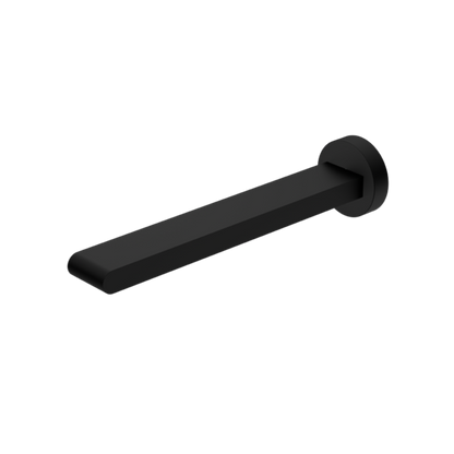 BIANCA FIXED BASIN/BATH SPOUT ONLY 200MM MATTE BLACK