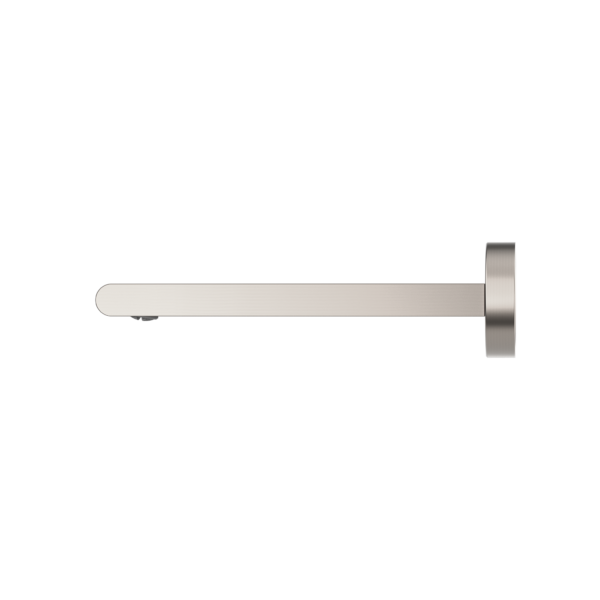 BIANCA FIXED BASIN/BATH SPOUT ONLY 200MM BRUSHED NICKEL