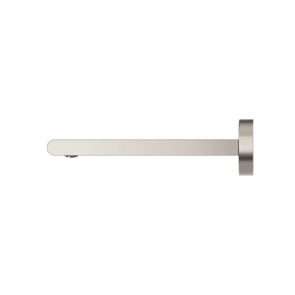 BIANCA FIXED BASIN/BATH SPOUT ONLY 240MM BRUSHED NICKEL