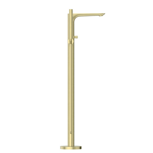 BIANCA FREESTANDING BATH MIXER WITH HAND SHOWER BRUSHED GOLD