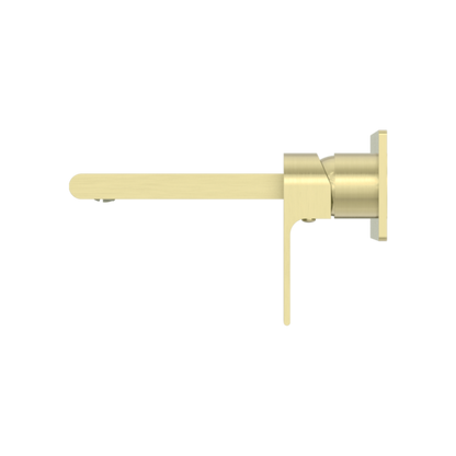BIANCA WALL BASIN/BATH MIXER 187MM BRUSHED GOLD