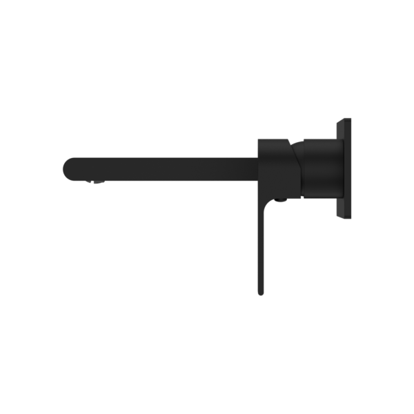 BIANCA WALL BASIN/BATH MIXER 230MM MATTE BLACK