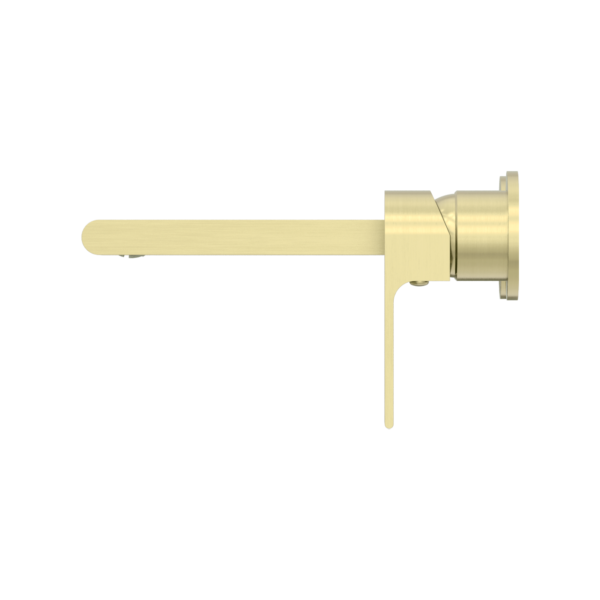 BIANCA WALL BASIN/BATH MIXER SEPARATE BACK PLATE 230MM BRUSHED GOLD
