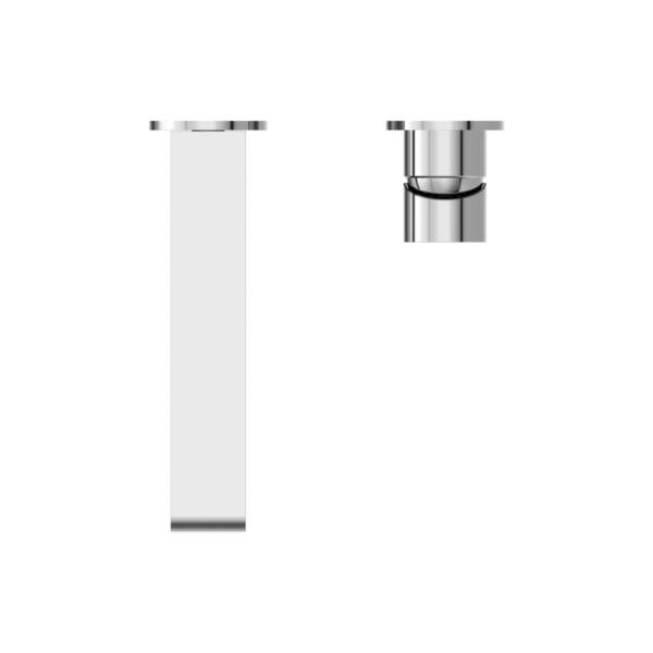 BIANCA WALL BASIN/BATH MIXER SEPARATE BACK PLATE 230MM CHROME
