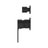 BIANCA SHOWER MIXER WITH DIVERTOR SEPARATE BACK PLATE MATTE BLACK
