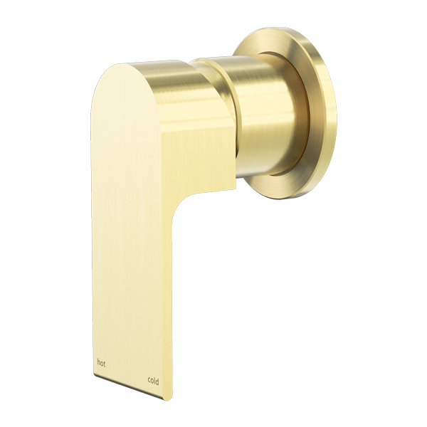 BIANCA SHOWER MIXER 80MM PLATE BRUSHED GOLD