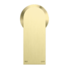 BIANCA SHOWER MIXER 80MM PLATE BRUSHED GOLD