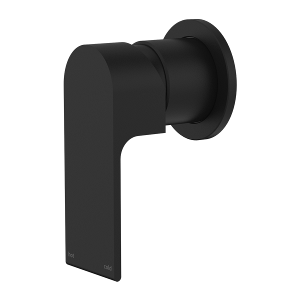 BIANCA SHOWER MIXER 80MM PLATE MATTE BLACK
